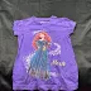Disney Girls Brave purple short sleeve shirt